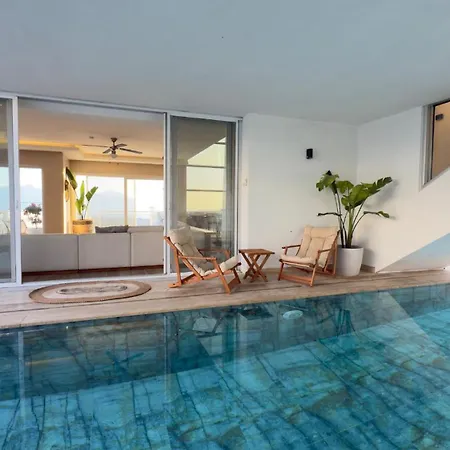 빌라 Mit Panorama-meerblick 20m Privatpool 쿠사다시