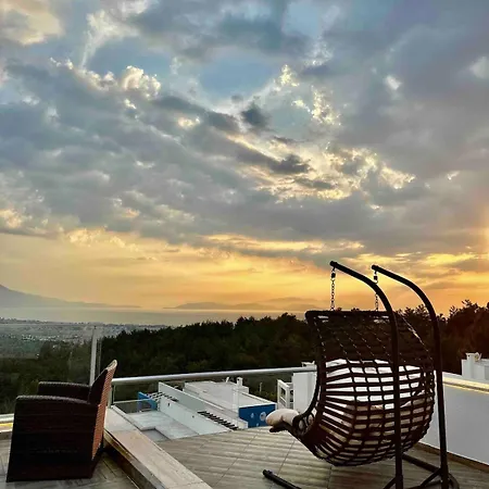 Mit Panorama-meerblick 20m Privatpool Villa Kusadası