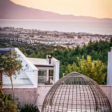 Mit Panorama-meerblick 20m Privatpool Villa Kusadası